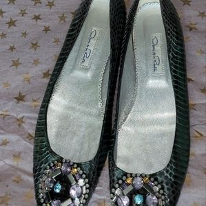 New without tags/box Oscar de la Renta flats